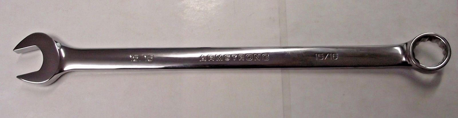 Armstrong 25-430 15/16″ Full Polish Extra Long Combination Wrench 12 Point USA Online