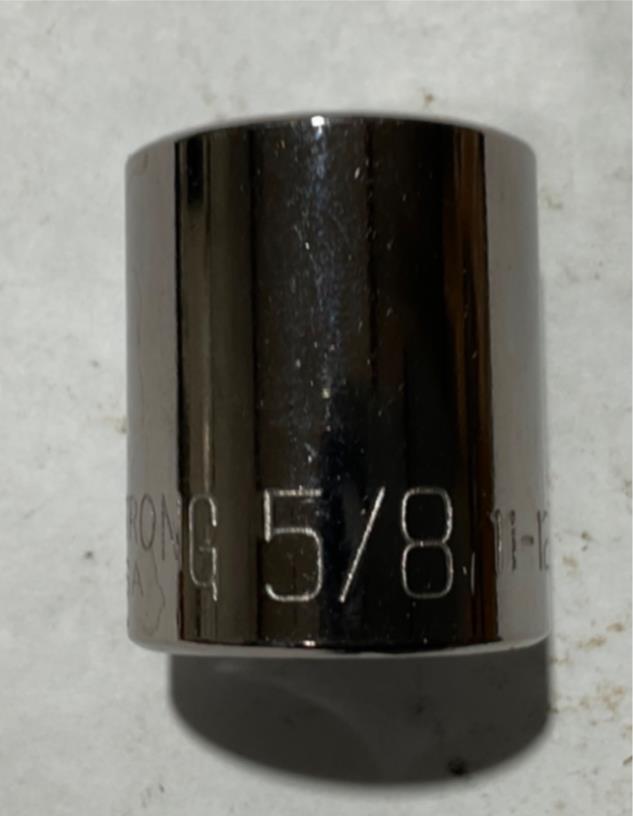 Armstrong 11-120A 5/8″ 3/8″ Dr. 12pt Socket USA #82 Supply