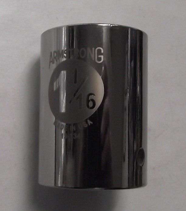 Armstrong 13-134 3/4″ Drive 1-1/16″ 12pt. Socket USA Online Hot Sale