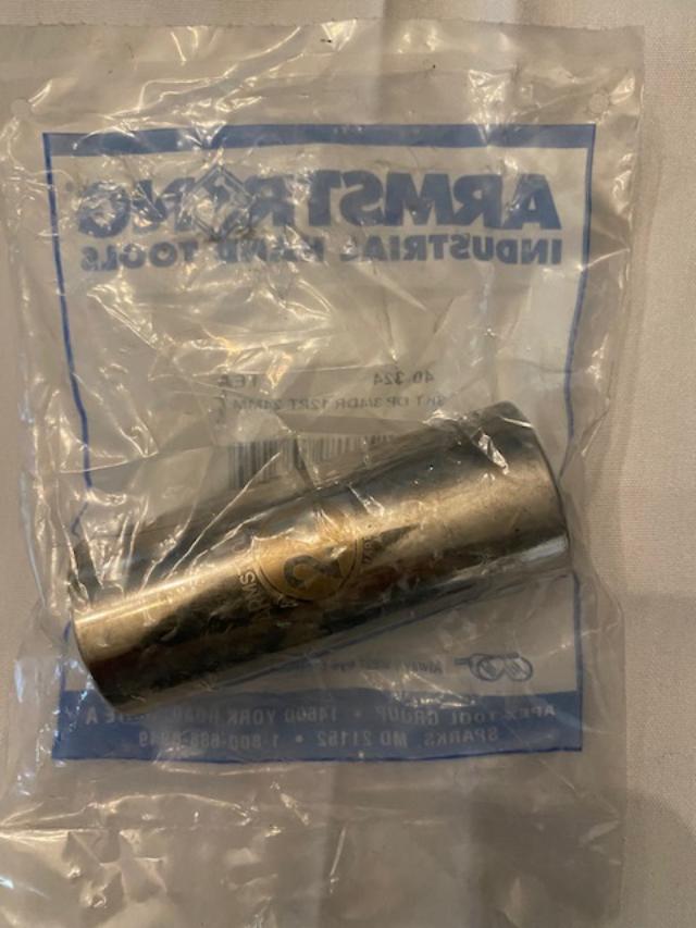 Armstrong 40-324 24mm 12 Point 3/4 Inch Drive Metric Deep Socket USA Fashion