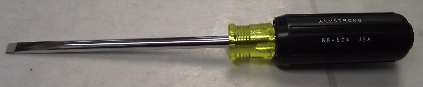 Armstrong 66-504 5/16 x 6″ Round Shank Slotted Screwdriver with Cushion Grip USA on Sale