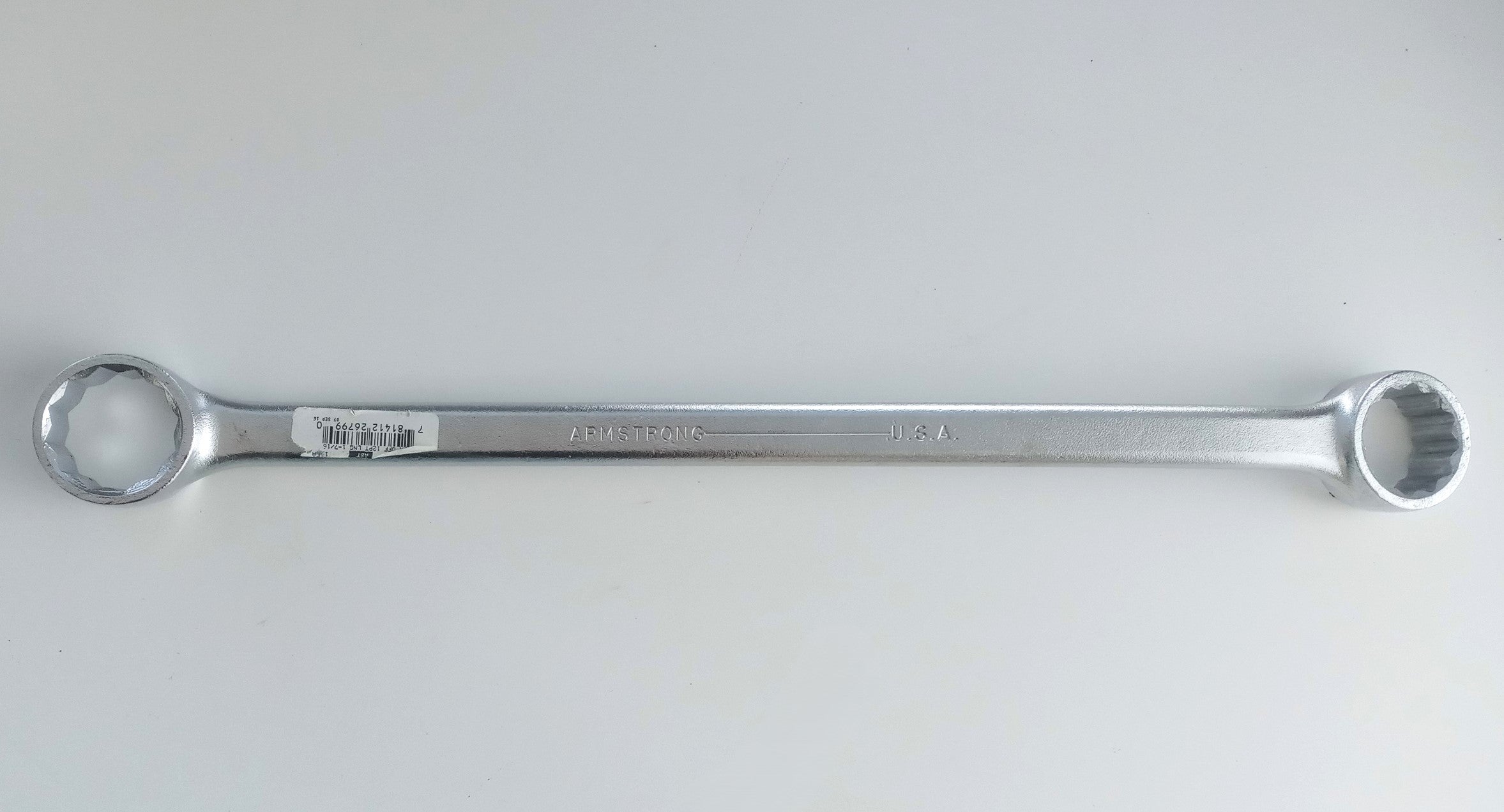Armstrong 26-799 12 Point Satin Finish 15° Offset Box Wrench 1-7/16 x 1-5/8″ USA Fashion
