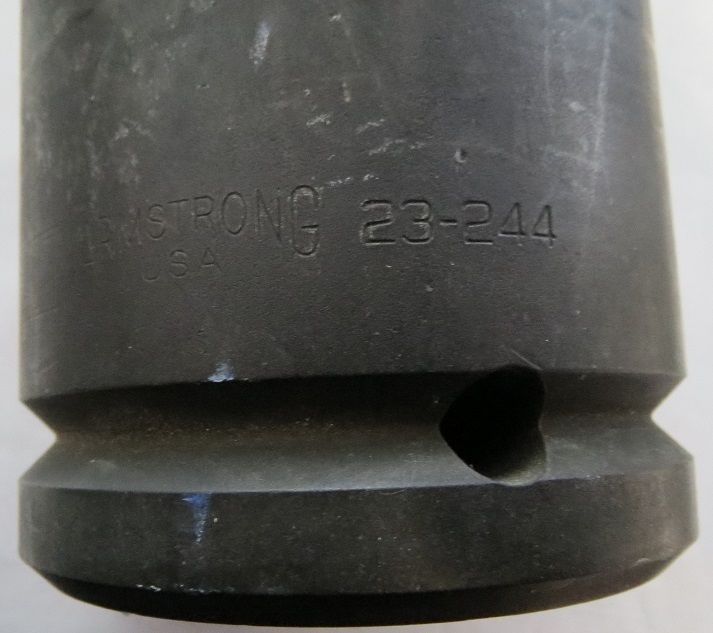 Armstrong 23-244 1-3/8″ 6 PT 1/2″ Drive Deep Impact Socket USA Hot on Sale