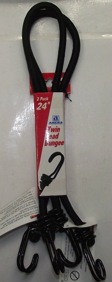 Ancra 95738 Twin Lead Bungee Cords Black 2-Pack 24-Inch Sale