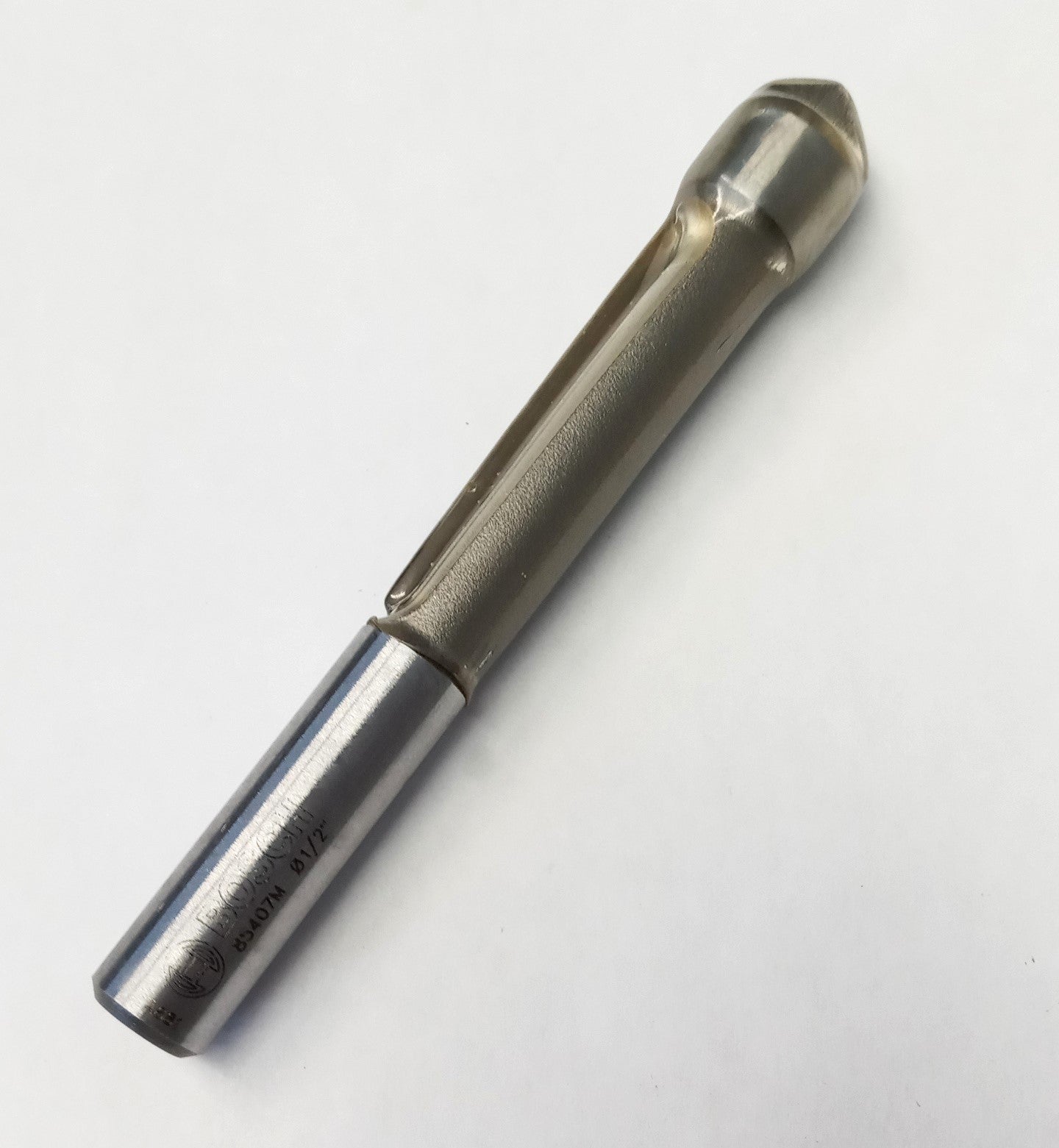 Bosch 85407M 1-Flute Pilot Panel Router Bit 1/2″ w/ drill through point Discount
