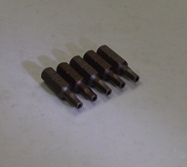 Bosch 335693 1/8″ Allen Tamperproof Insert Screw Tips USA 5pc Hot on Sale