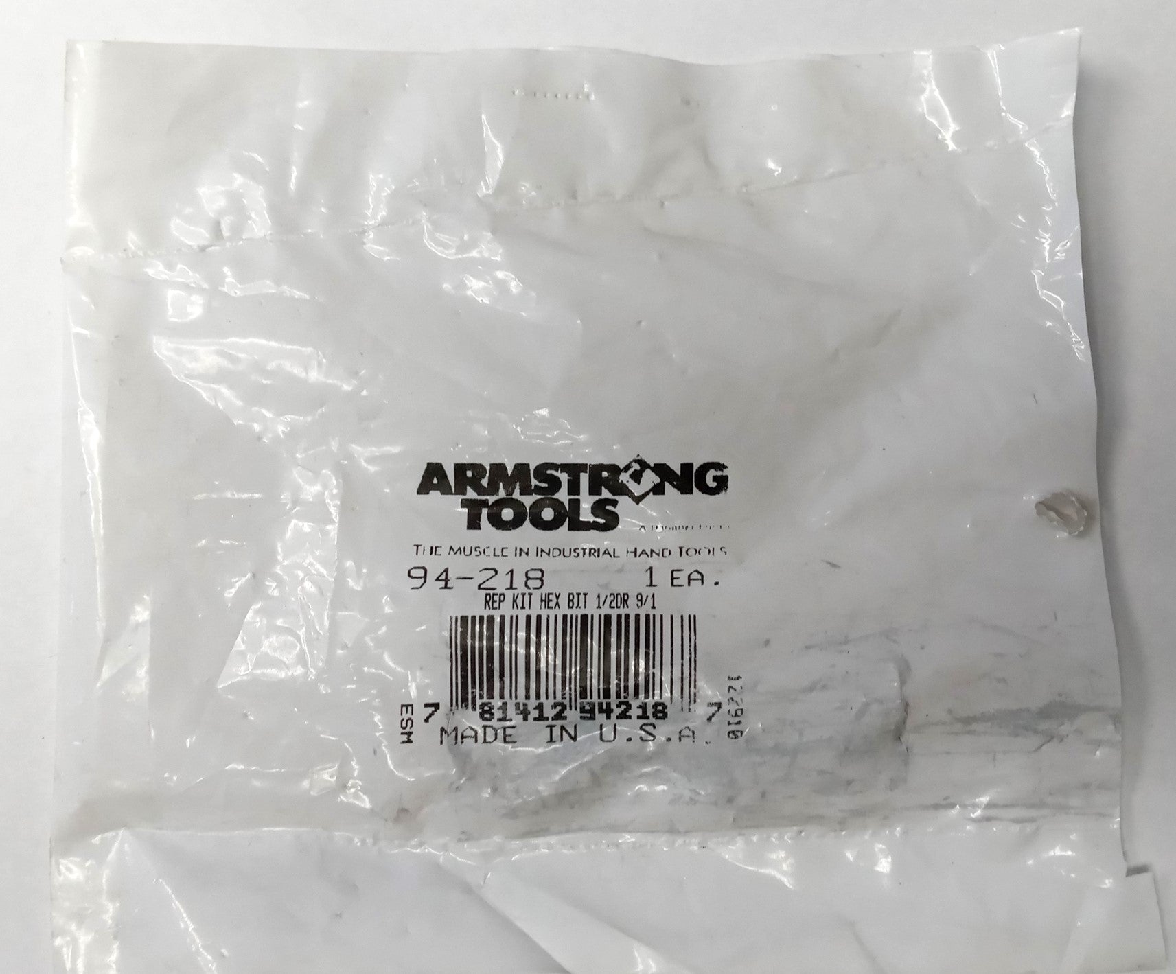 Armstrong 94-218 Repair Kit 9/16″ Hex Bit 1/2 Drive USA Supply