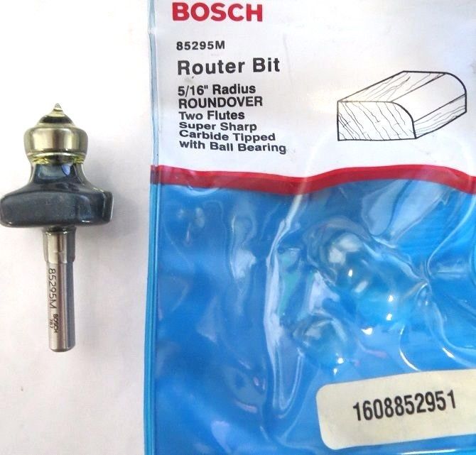 Bosch 85295M 5/16″ Radius 1/4″ Shank Carbide Tipped Roundover Router Bit USA Online now