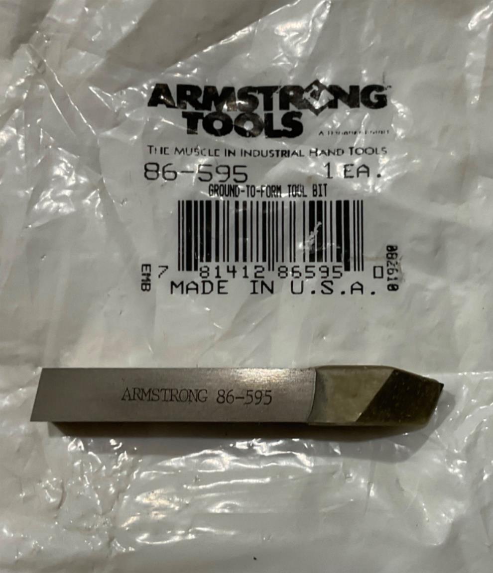 Armstrong 86-595 Ground To Form Tool Bit USA #76 Online now