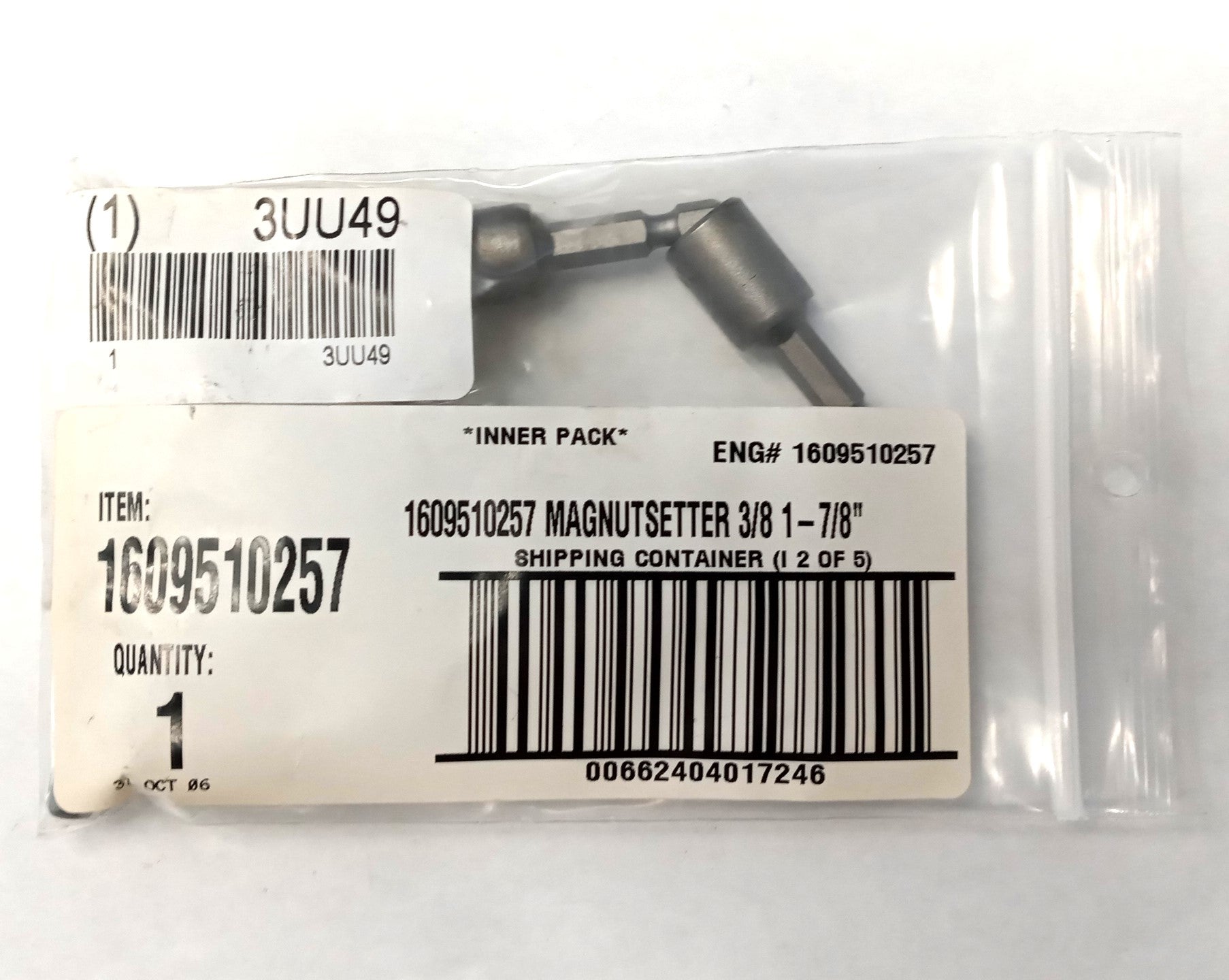 Bosch 3UU49 5pcs 3/8″ x 1-7/8″ Magnetic Nutsetter USA Fashion