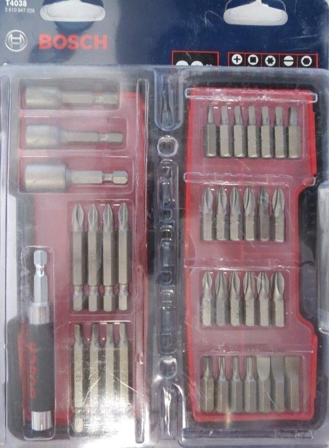 Bosch T4038 38 Piece Magna Screwdriving Bit Set Hot on Sale