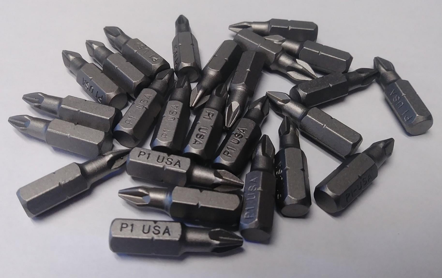 Bosch 1609511872 #1 x 1″ Phillips Insert Screwdriver Bits USA (5 Packs of 5) Hot on Sale