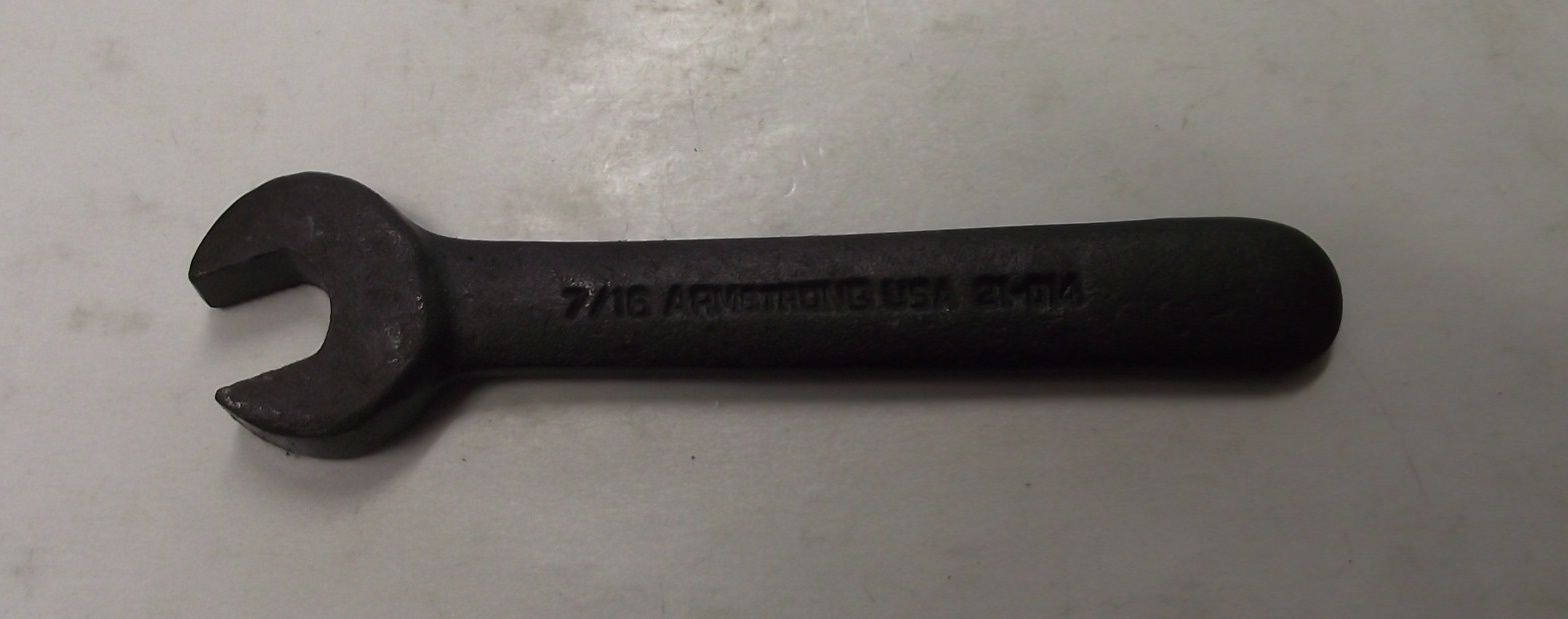 Armstrong Tools 31-014 7/16″ Black Oxide Open End Single Head Wrench USA Online Sale