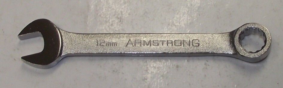 Armstrong S52112 Metric 12mm Combination Wrench USA 12PT Fashion
