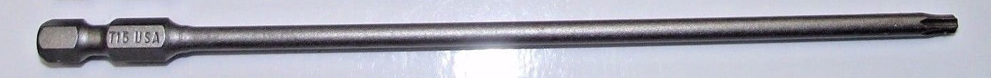 Bosch 337765 T15 Torx Power Bit 1/4″ Hex Drive, 6″ OAL USA Made Supply