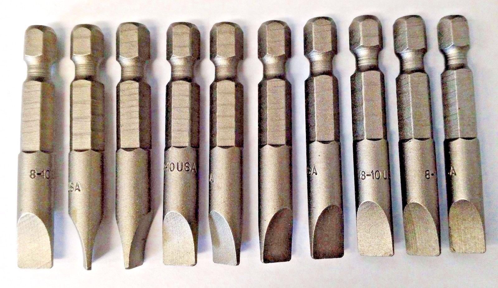 Bosch 3AE71 8-10 Slotted Screw Tips (2) 5 Packs USA Discount