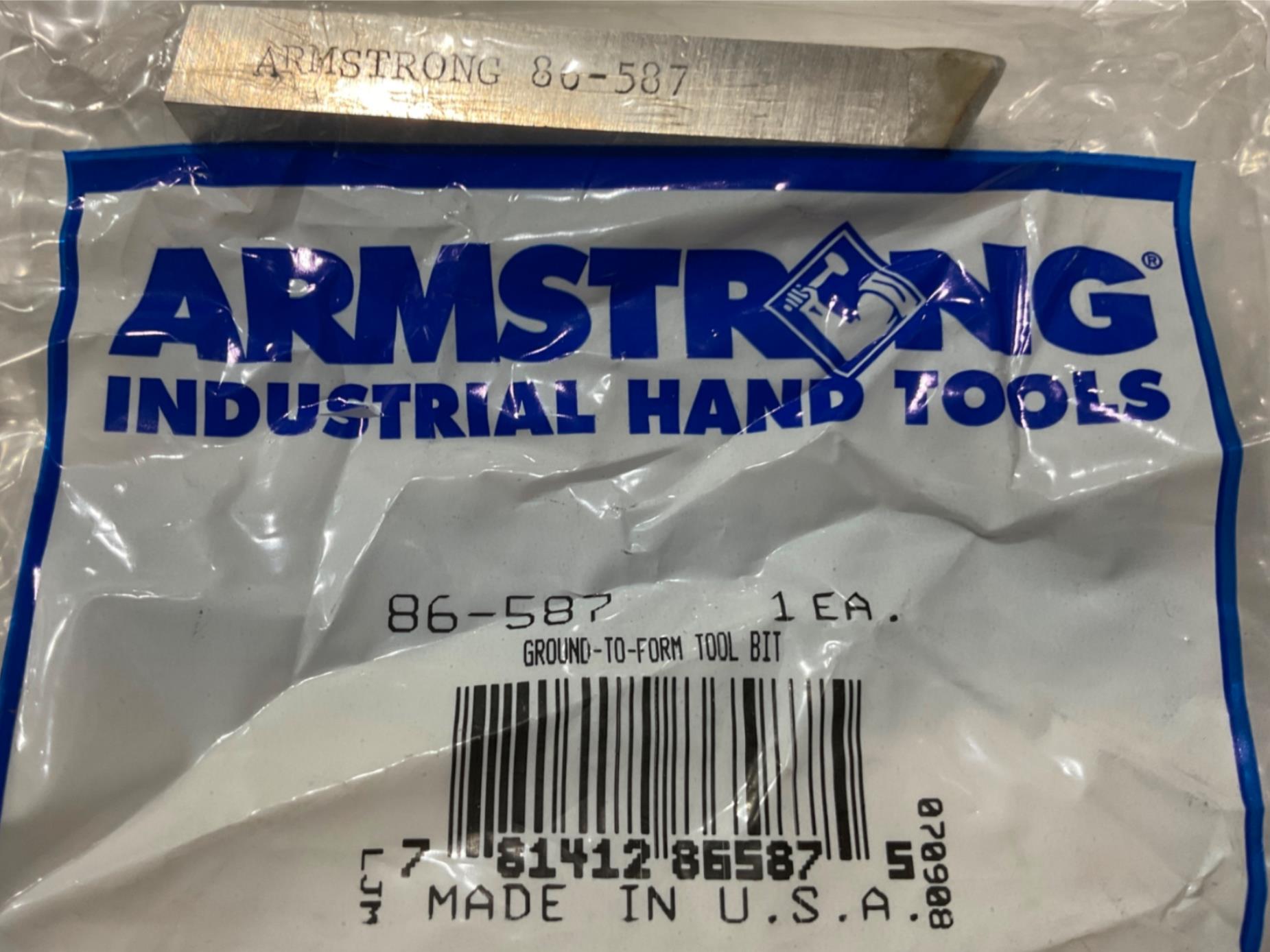Armstrong 86-587 Ground-to-form Tool Bit USA Online now