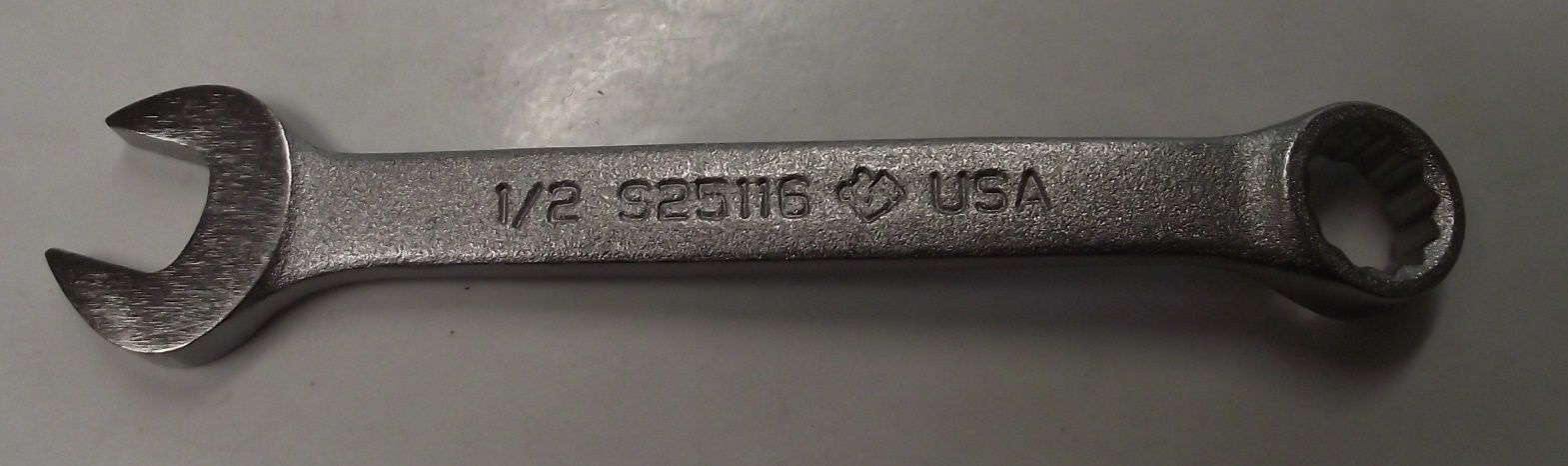 Armstrong S25116 1/2″ 12 Pt Short Satin Combination Wrench USA Discount