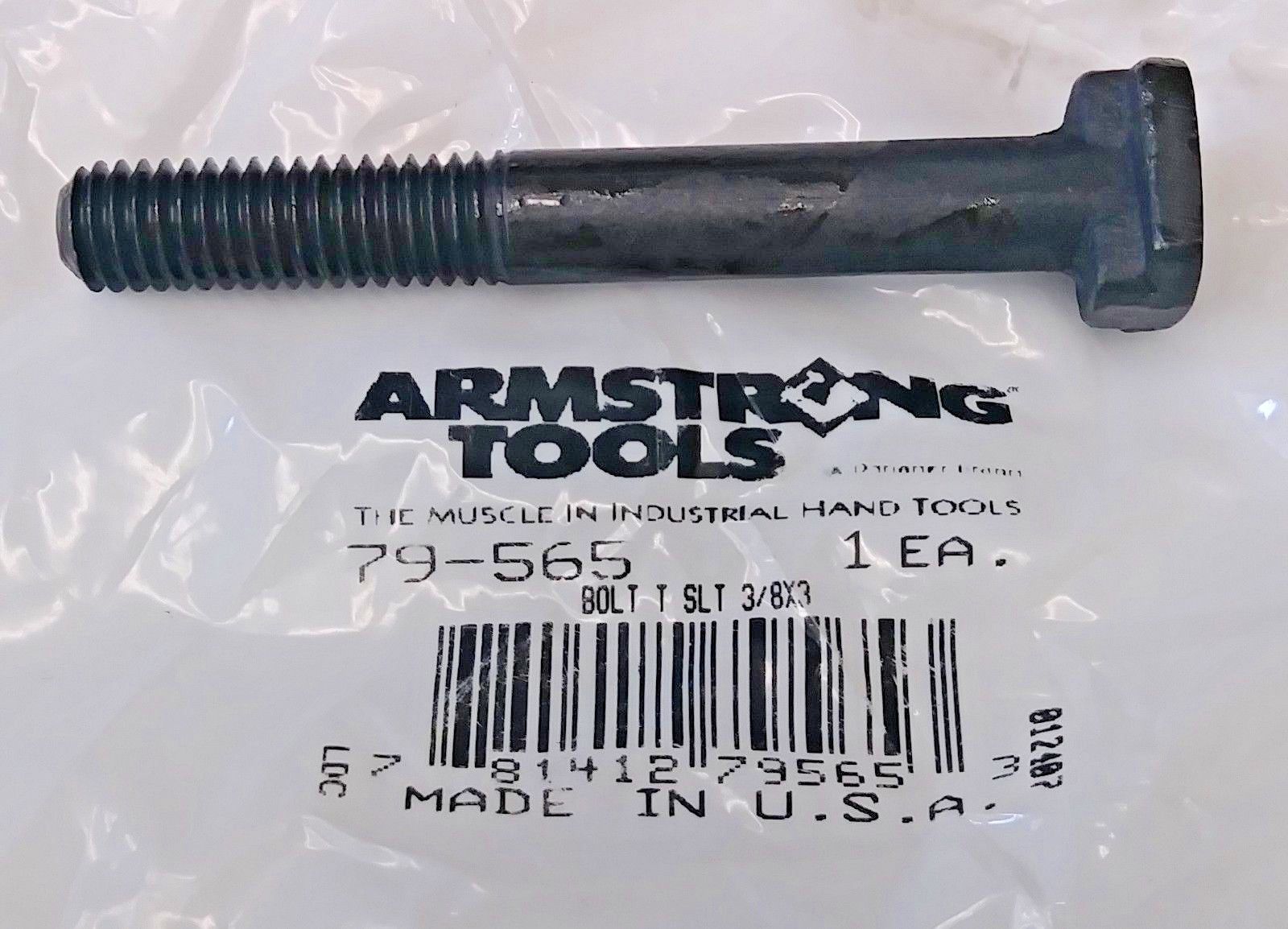 Armstrong Tools 79-565 T-Slot Bolt 3/8″ x 3″ USA Supply