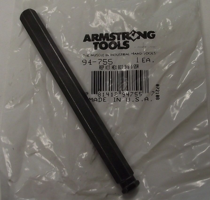 Armstrong Tools 94-755 Rep Kit Hex Bit 3/8 1/2 Drive 10mm USA Online Hot Sale