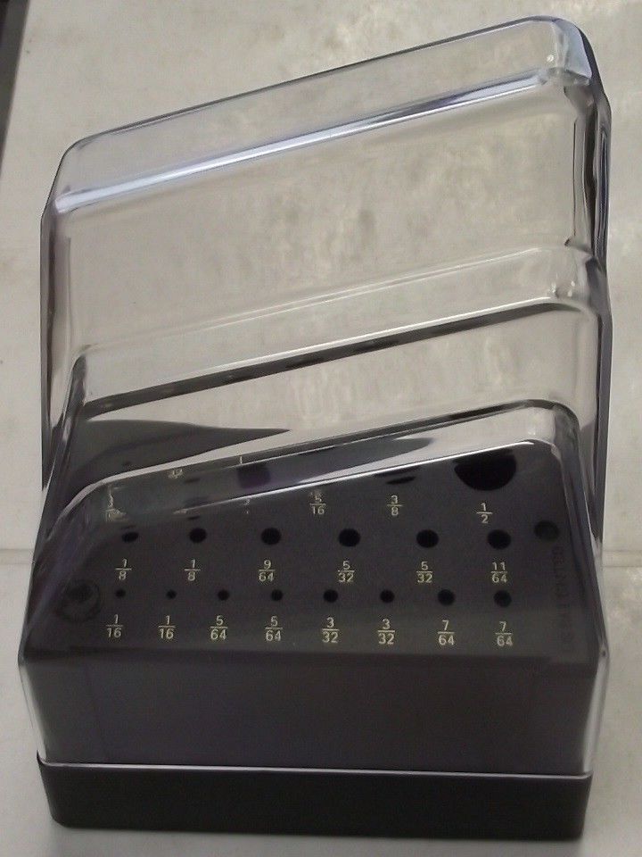 Black & Decker AP5316300 20pc Plastic Index Drill Bit Set CASE ONLY Discount
