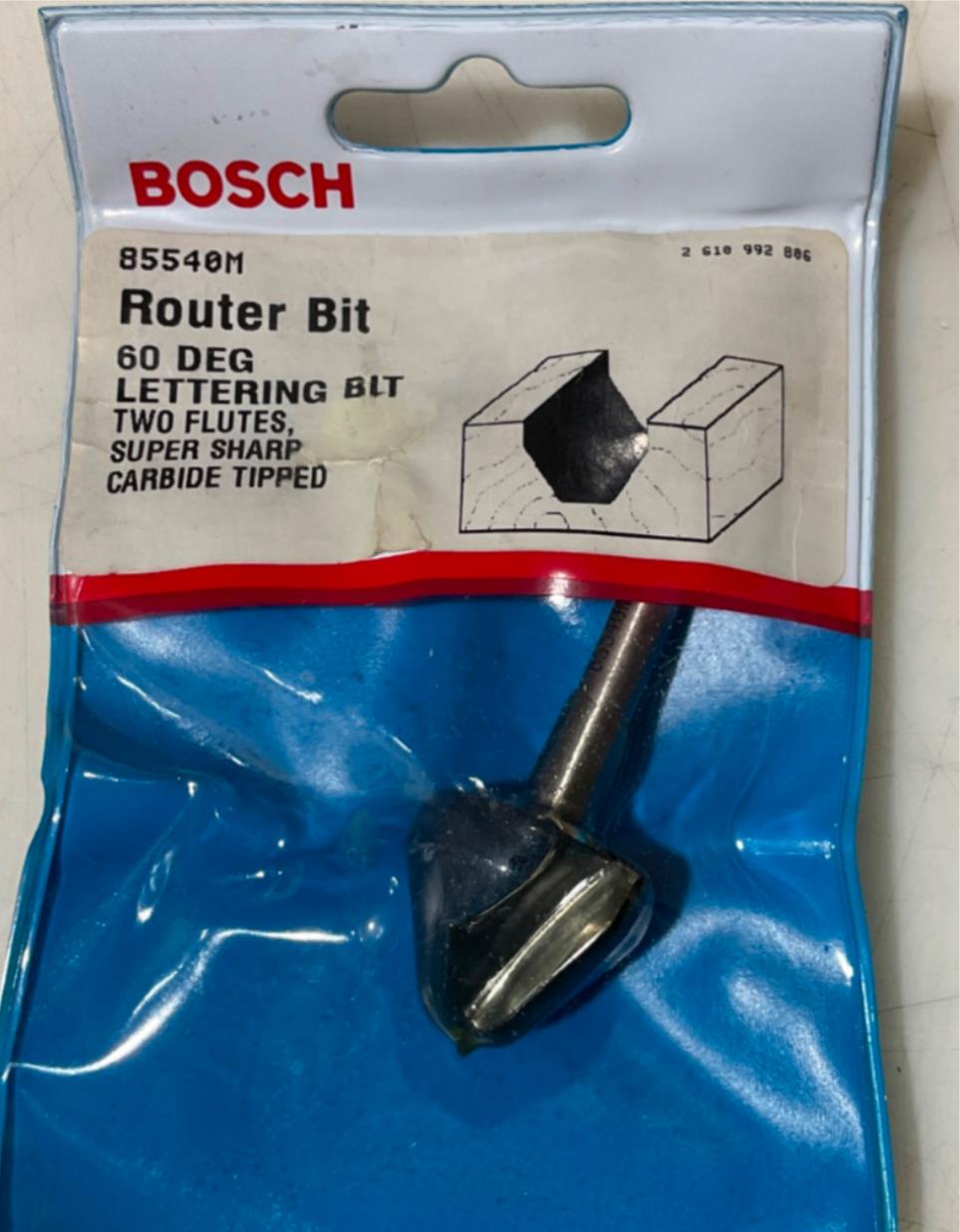 Bosch 85540M Carbide Lettering Bit 1/4″ Shank USA Sale