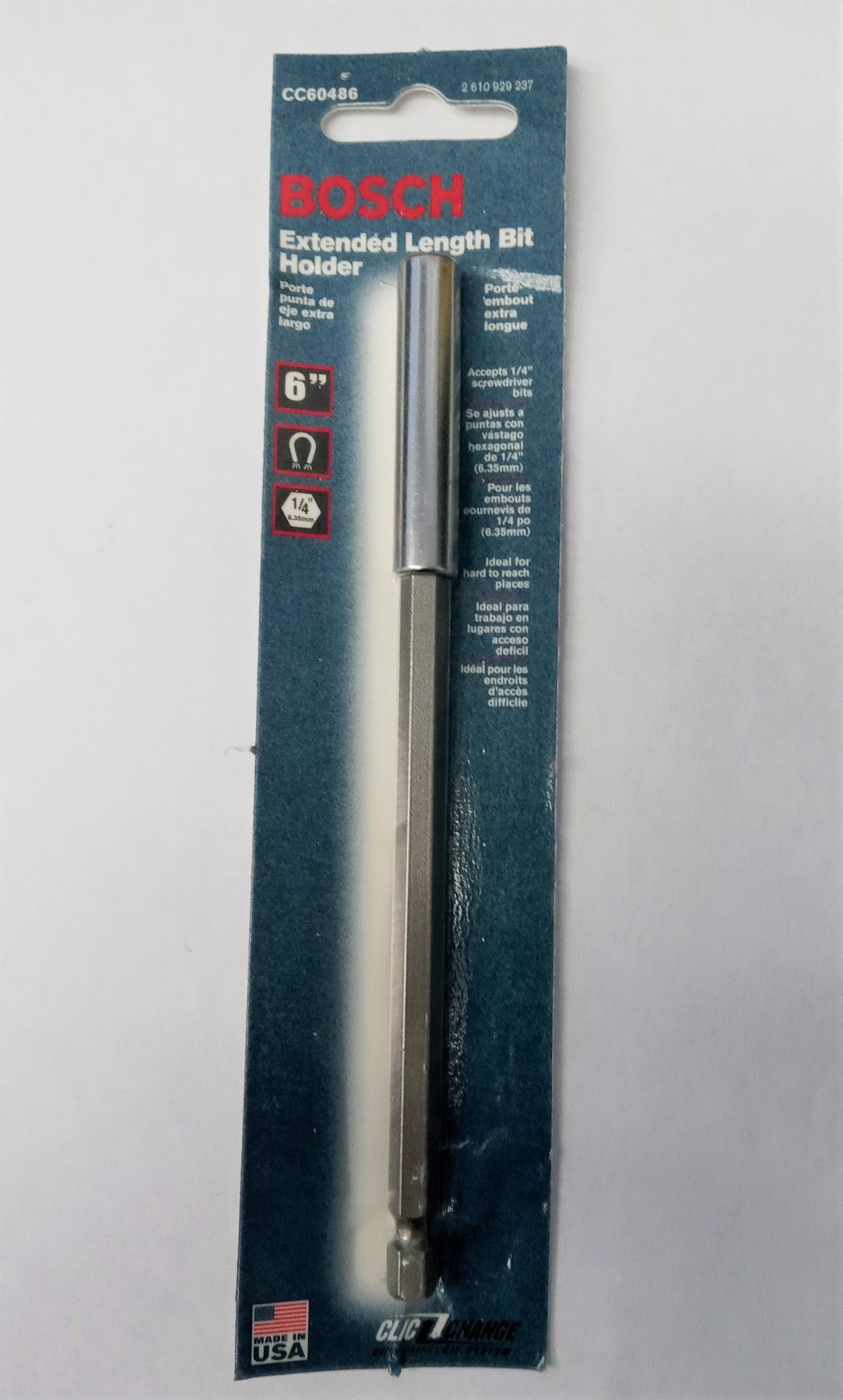 Bosch CC60486 Extended Length Bit Holder 1/4″ x 6″ Magnetic USA on Sale