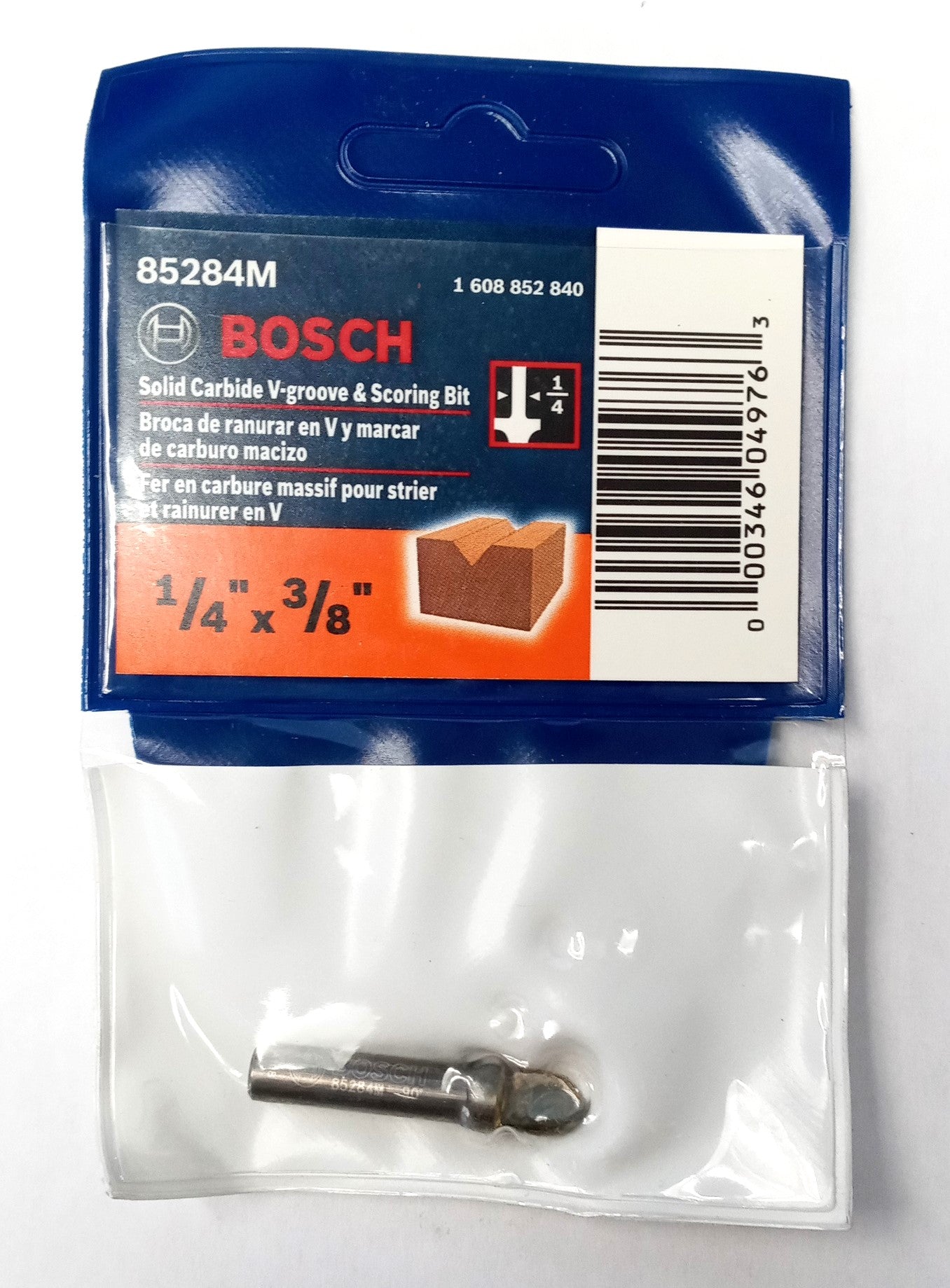 Bosch 85284 1/4-inch Solid Carbide V-groove and Scoring Router Bit Sale