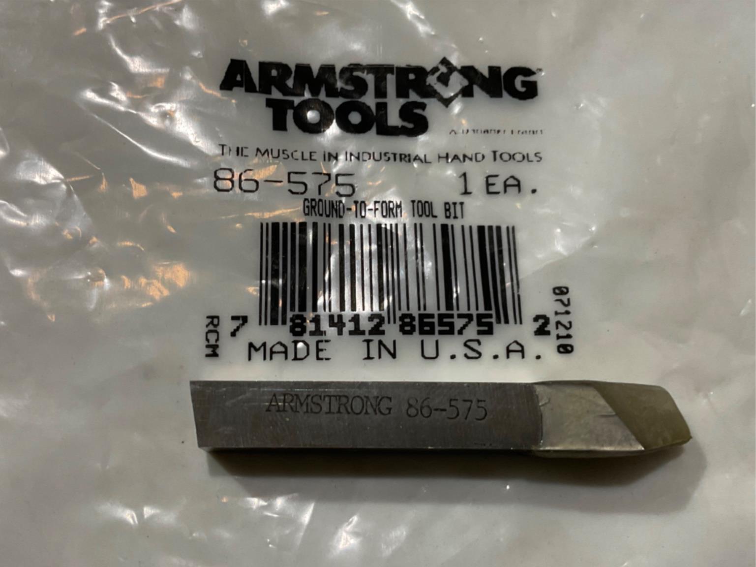 Armstrong 86-575 Ground-to-form Tool Bit USA Online now