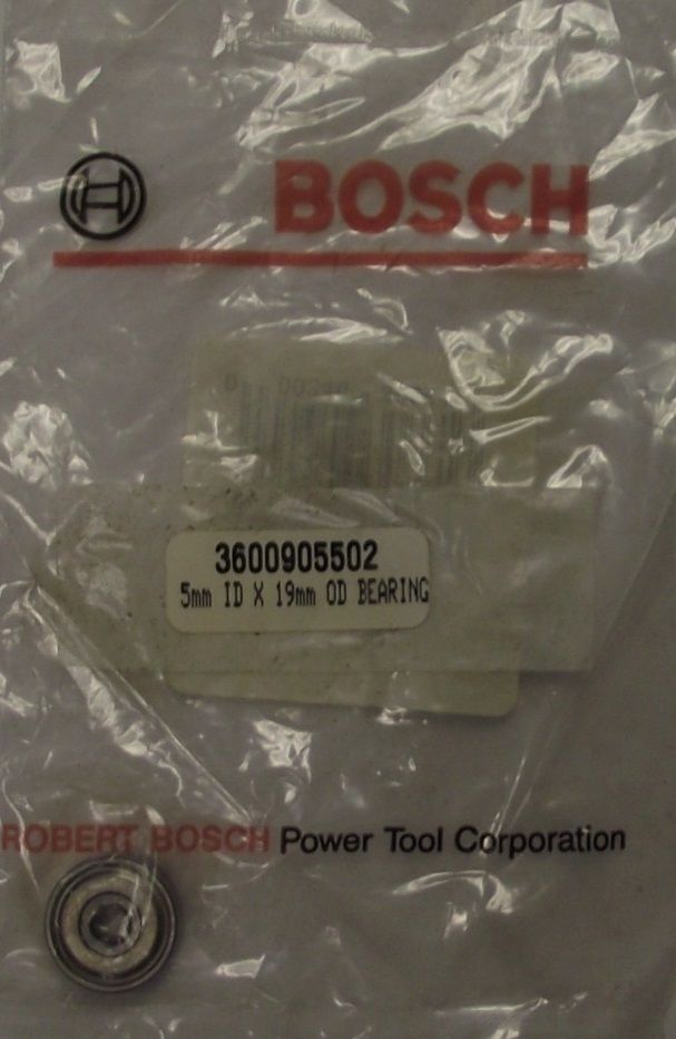 Bosch 3600905502 Ball Bearing 5MM I.D. x 19MM O.D. (for 85612M) Discount