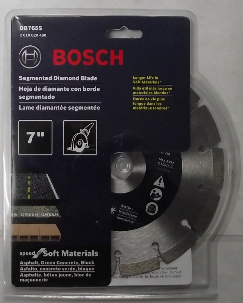 Bosch DB765S 7″ Soft Material Segmented Diamond Saw Blade  7/8″ Arbor Sale