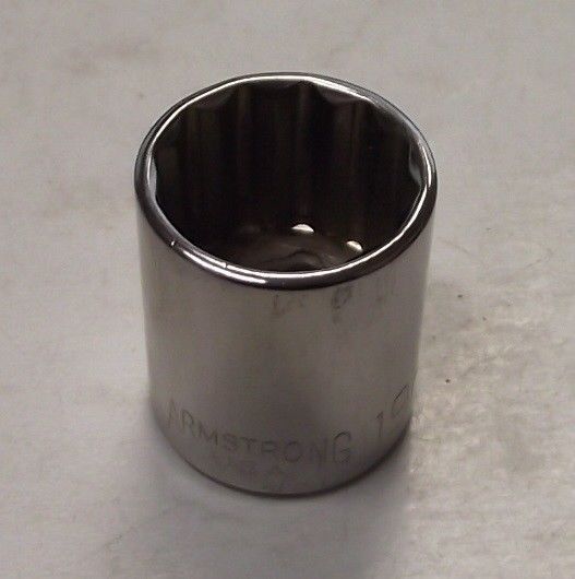 Armstrong Tools 38-119A 3/8″ Drive 19mm 12 Point Socket USA Online Sale