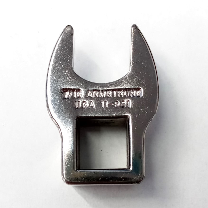 Armstrong Tools 11-851 7/16″ SAE Open-End Crowfoot Wrench – 3/8″ Drive USA Online Hot Sale
