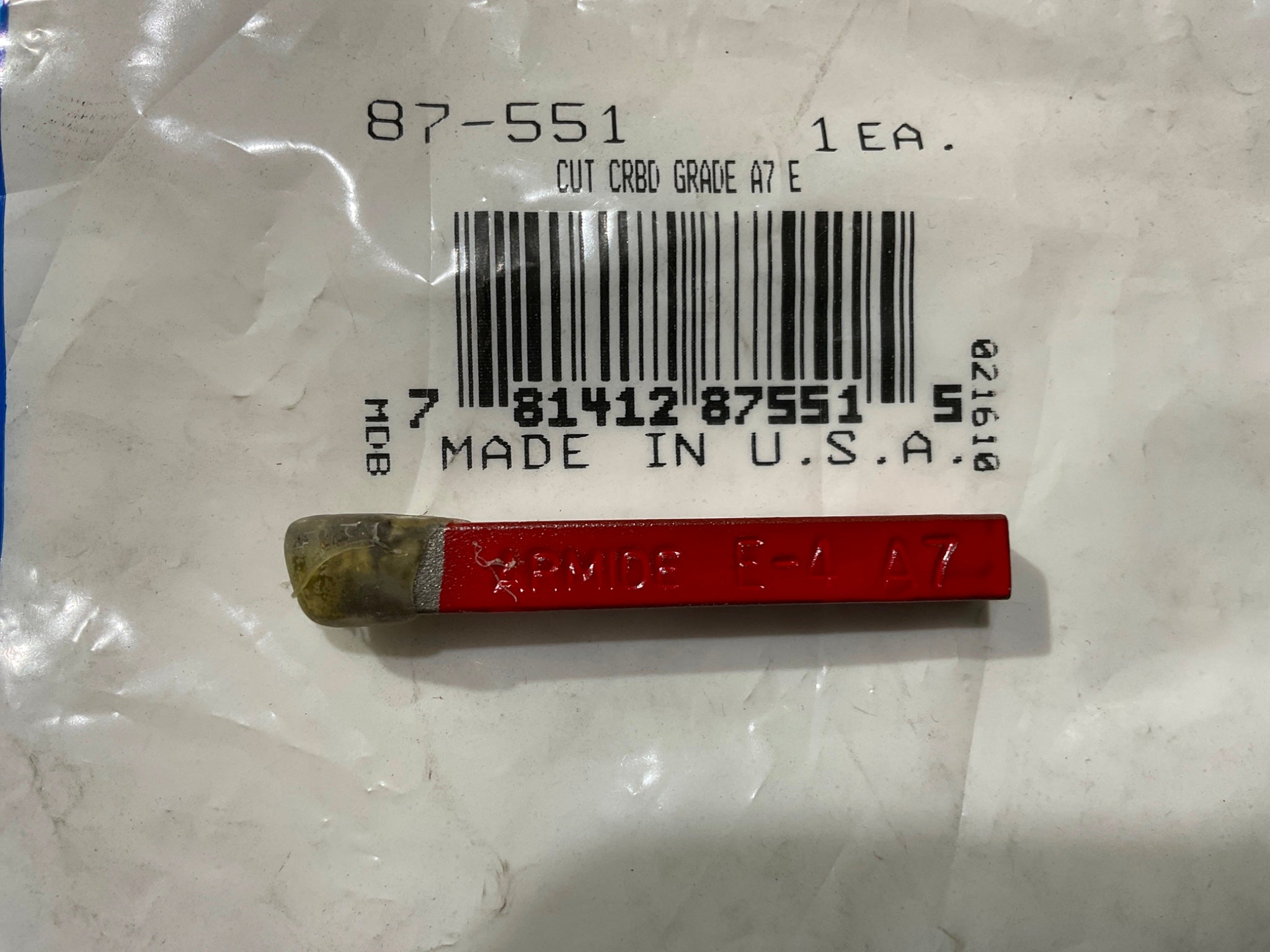 Armstrong 87-551 Cut Carbide Grade A7 E4 USA Sale