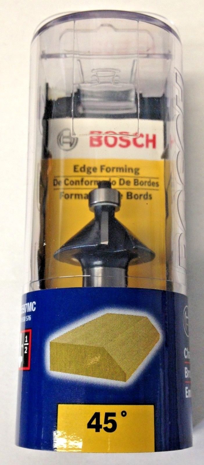 Bosch 85597MC 1-1/4″ Carbide Tipped 45° Chamfer Router Bit With 1/2″ Shank Sale
