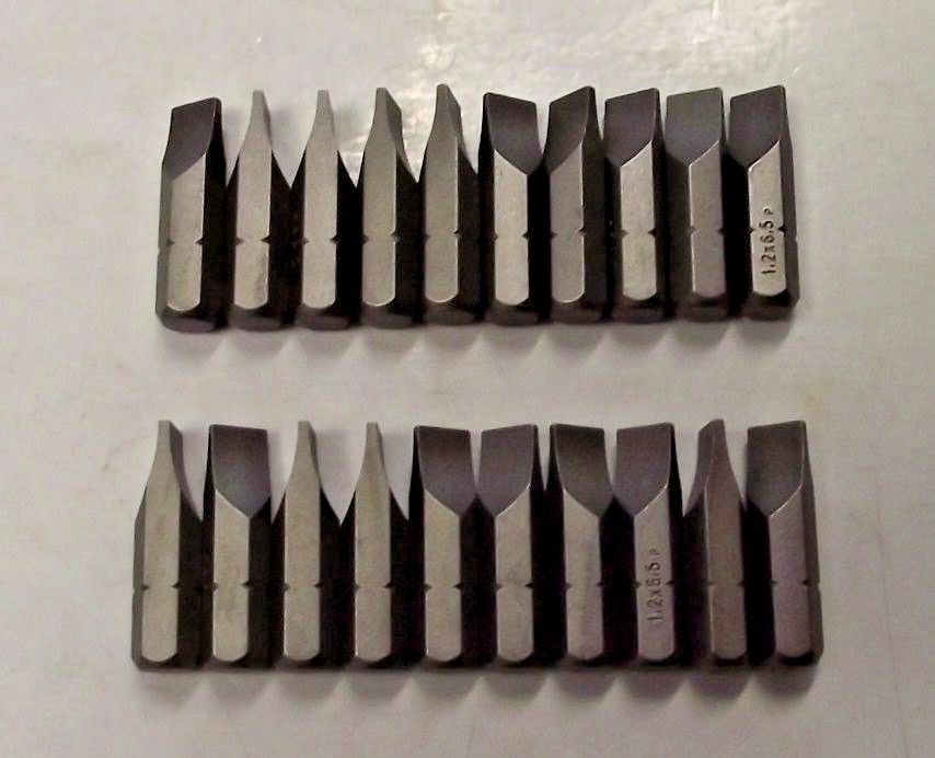 Bosch 2608521B72 1.2 x 6.5 Extra Hard Slotted x 1″ Screw Bit Tips 20pcs. Discount