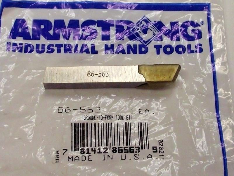 Armstrong Tools 86-563 Ground-to-form Tool Bit Cutter USA on Sale