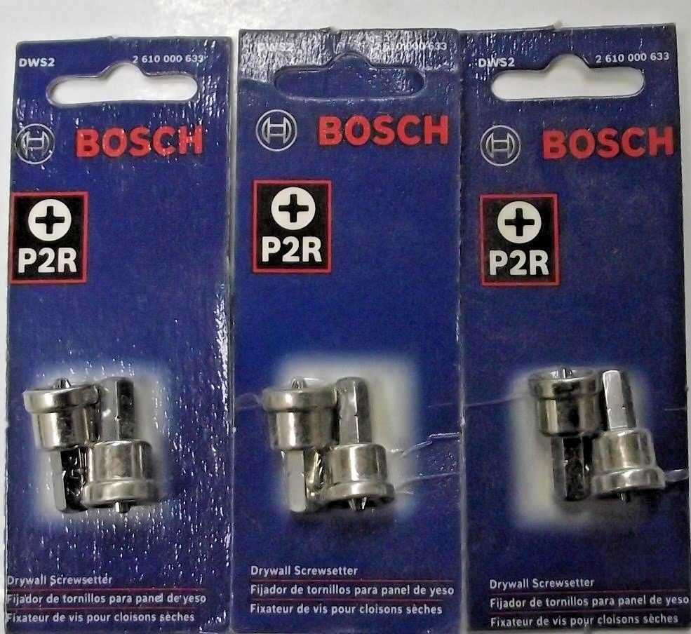 Bosch DWS2  #2 Phillips Drywall Screw Setter 3-2pks. on Sale