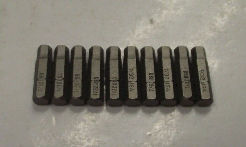Bosch 7/32″ Allen B Insert Power Screw Tips 10pcs. 1609433438 27101 Sale