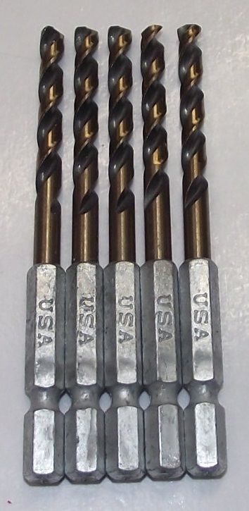 Bosch VA 4.8mm Drill Bits Hex Shank 5pcs 9502919 USA Discount
