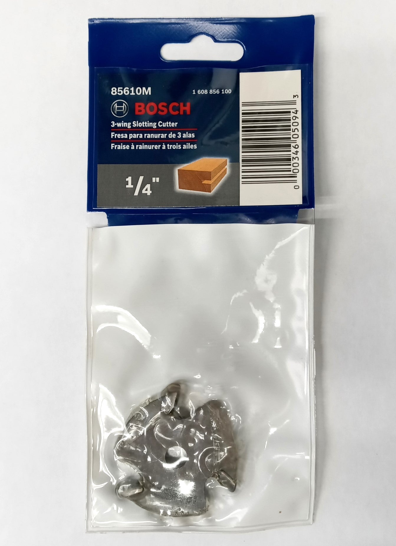 BOSCH 85610M 1/4 In. Carbide Tipped 3-Wing Slotting Cutter Bit Sale