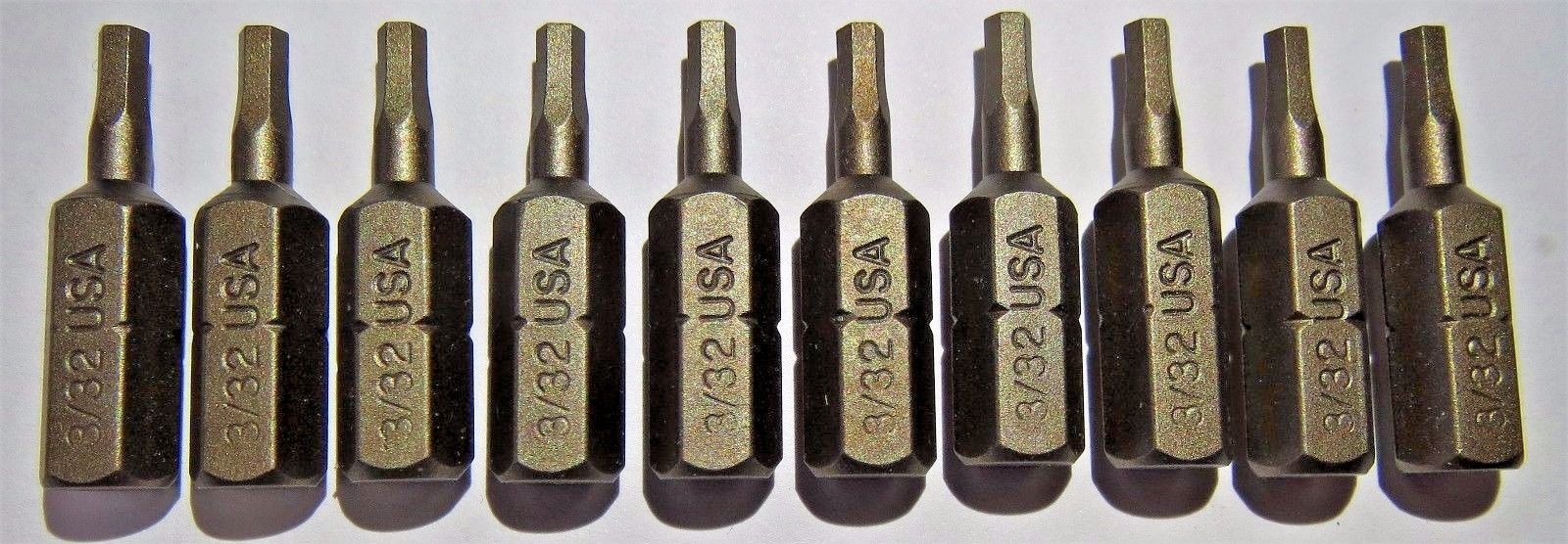 Bosch 345165 3/32″ Allen Insert Screw Tips USA 10PCS Sale