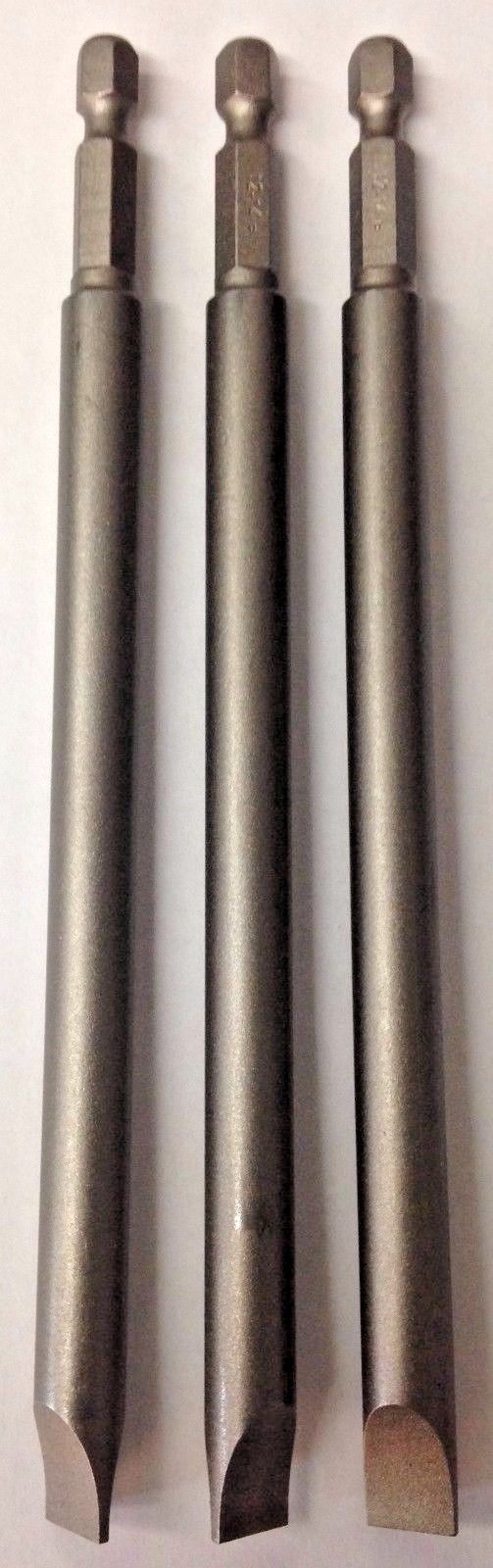 Bosch 2610001122 Slotted Power Screw Bits 12-14 x 6″ Long 3 Pieces Online now