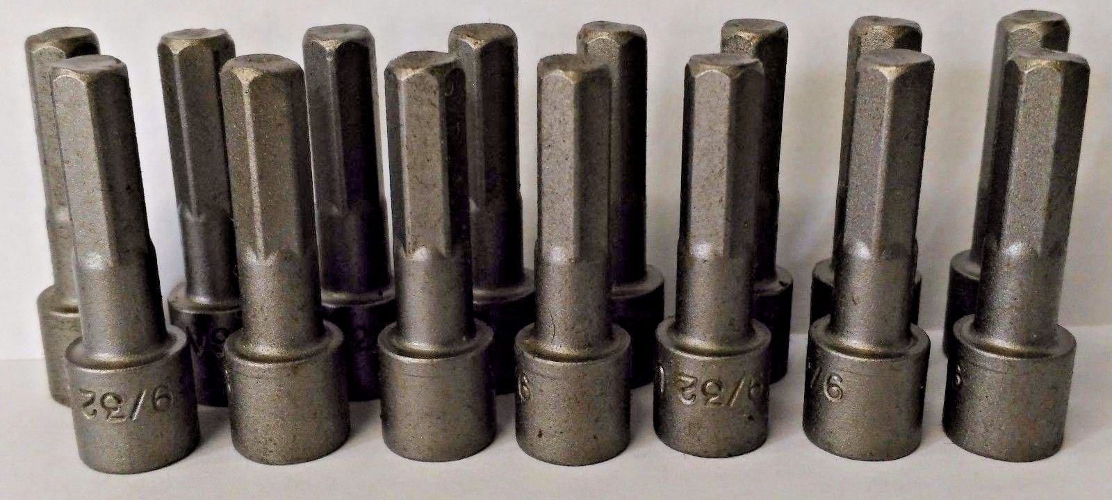Bosch VA 1609434422 Non Magnetic 9/32″ x 1-7/16″ Nutsetters USA 15PCS Hot on Sale