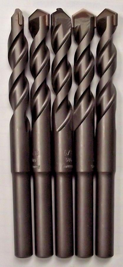 Bosch 220869 5/8 x 6-3/8″ Carbide Tipped Rotary Percussion Drill Bit Germany 5pc Fashion