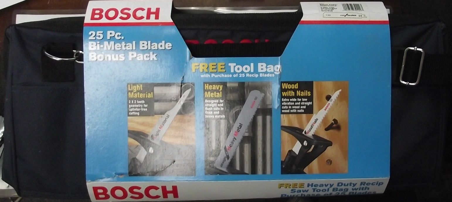 Bosch BRBAGSHMS7 7″ 8/10 TPI Flush Cut Heavy Metal Recip Blades 25pcs With Bag on Sale