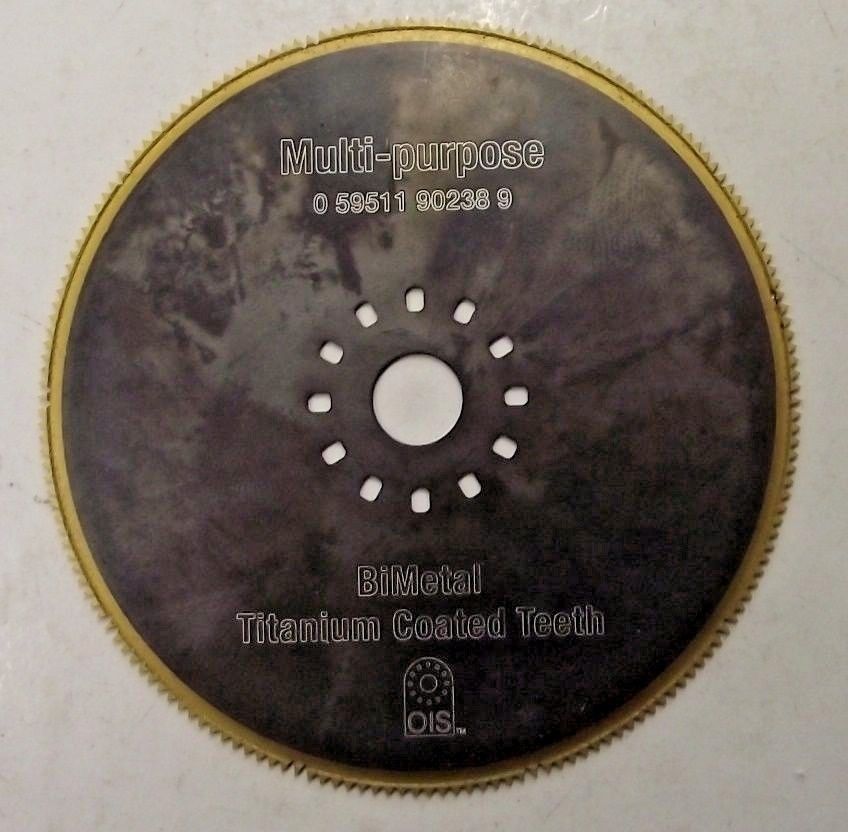 Bosch O1070382R OSC314TC 3-1/4-in Bi-Metal Titanium Circular Blade Swiss BULK Sale