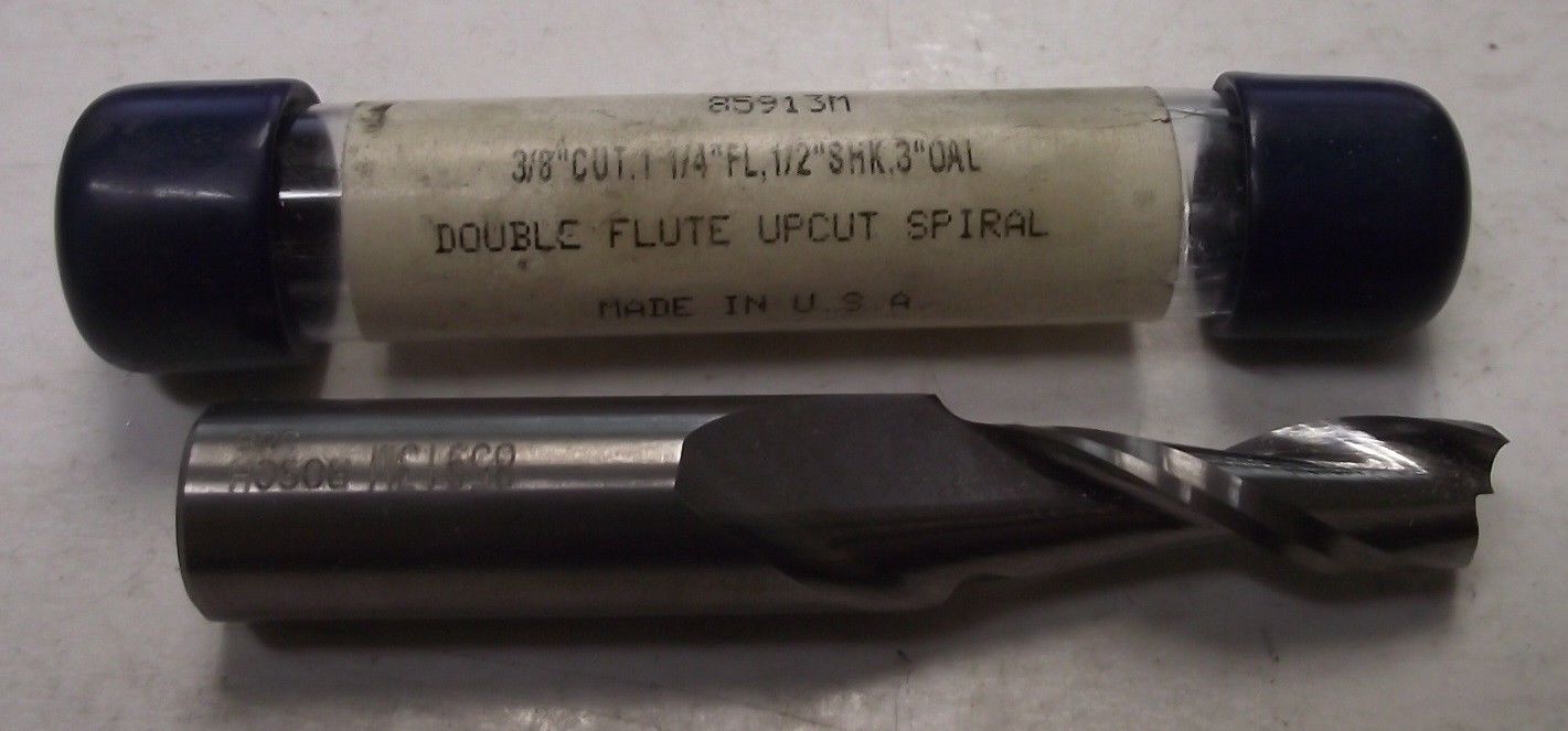 BOSCH 85913M 3/8″ x 1-1/4″ Solid Carbide 2-Flute Upcut Spiral Router Bit USA Supply
