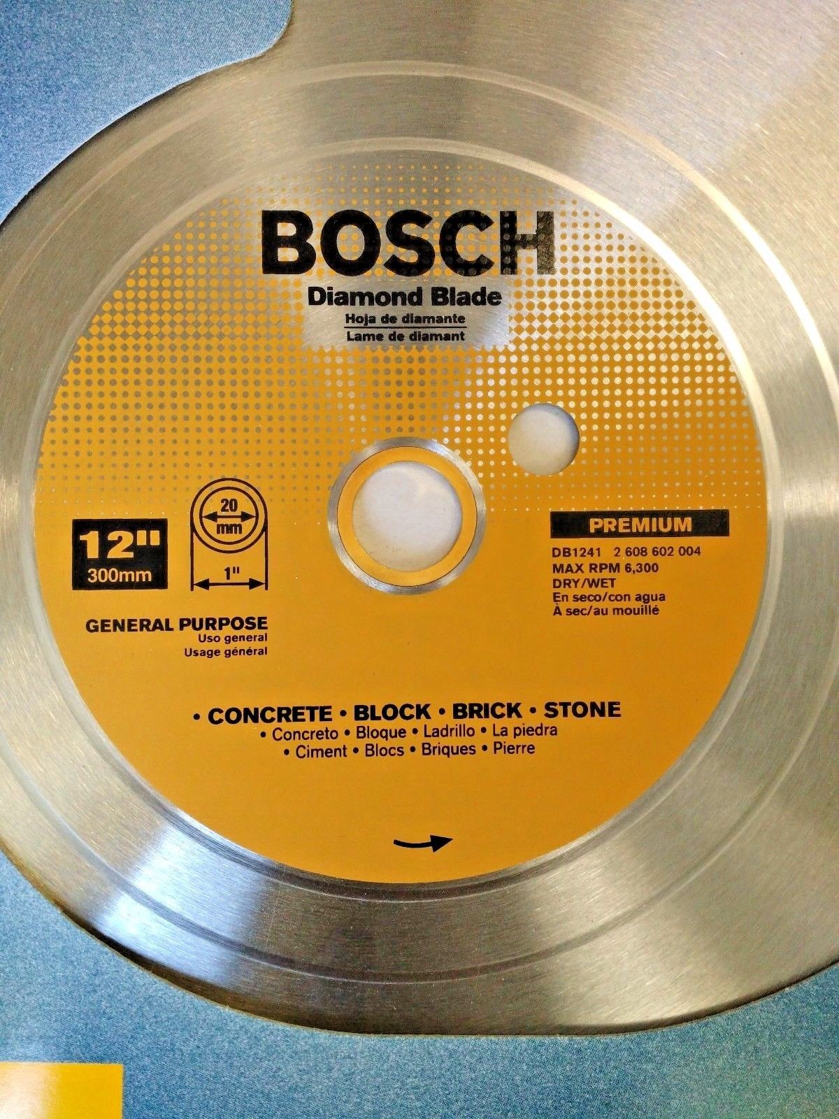 Bosch DB1241 12″ Premium Dry / Wet Cutting Segmented Diamond Saw Blade Online