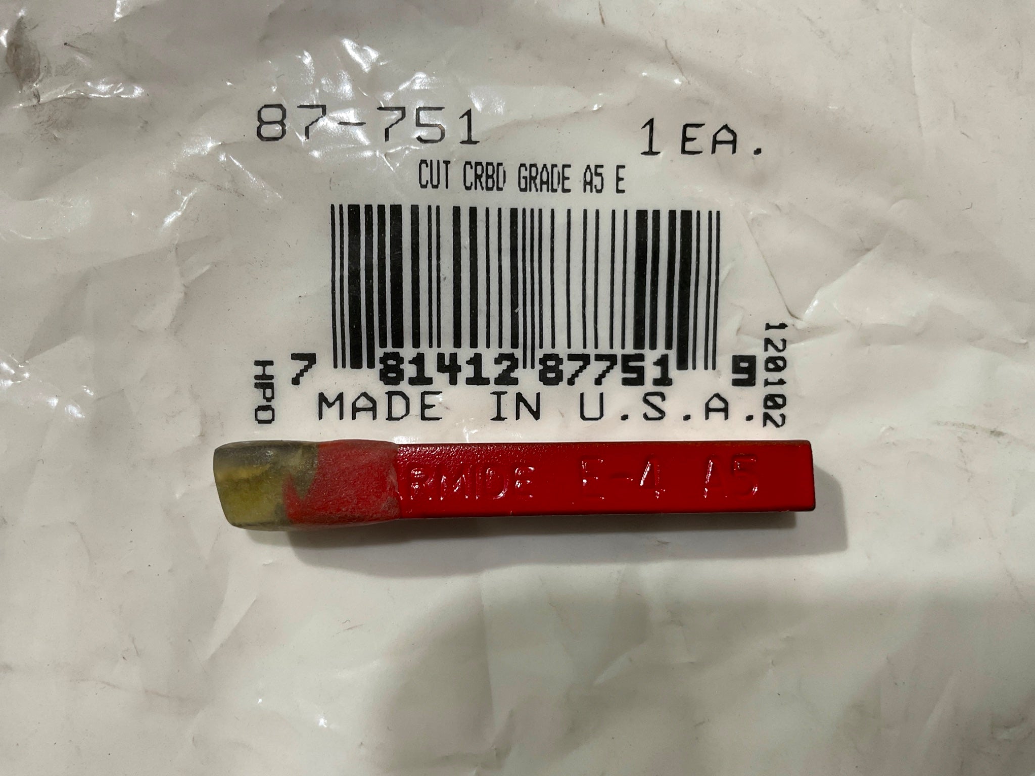 Armstrong 87-751 Cut Carbide Grade E-4 A5 USA Online Sale